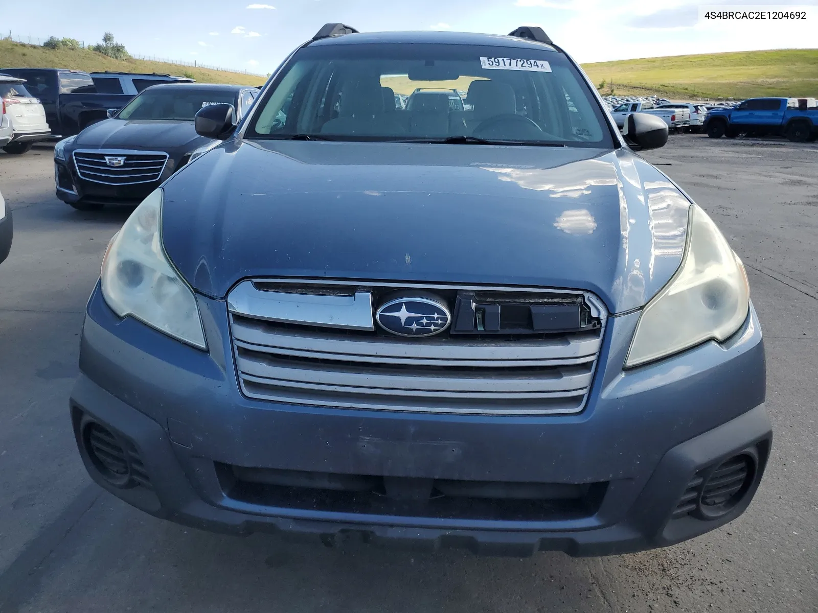 2014 Subaru Outback 2.5I VIN: 4S4BRCAC2E1204692 Lot: 59177294