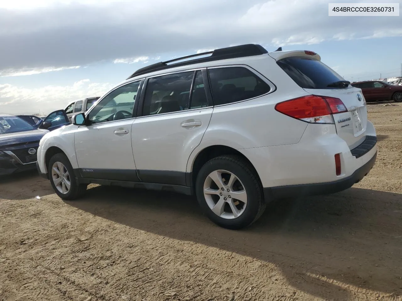 2014 Subaru Outback 2.5I Premium VIN: 4S4BRCCC0E3260731 Lot: 59434314