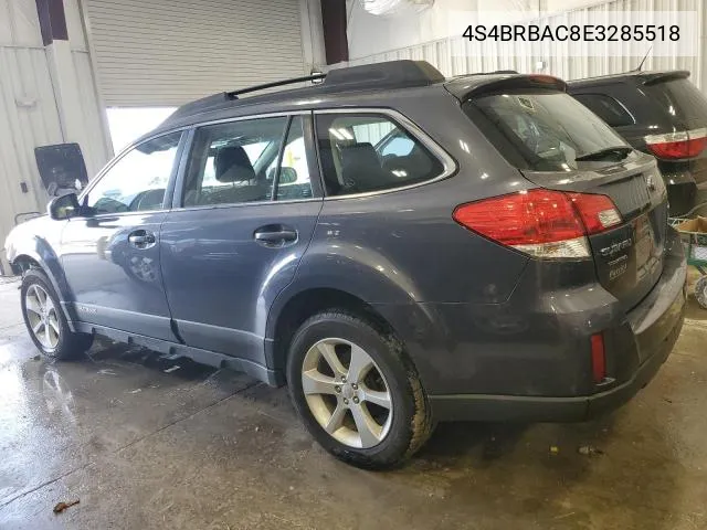 2014 Subaru Outback 2.5I VIN: 4S4BRBAC8E3285518 Lot: 59778144