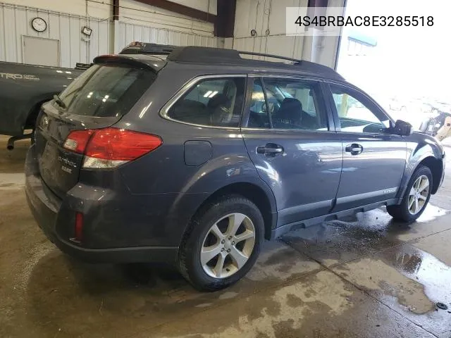 2014 Subaru Outback 2.5I VIN: 4S4BRBAC8E3285518 Lot: 59778144