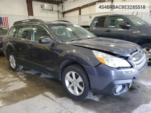 2014 Subaru Outback 2.5I VIN: 4S4BRBAC8E3285518 Lot: 59778144