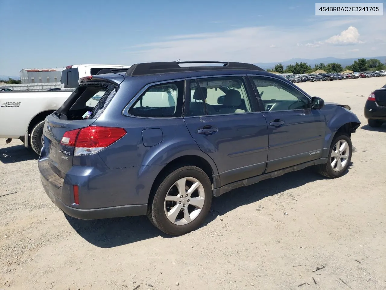 2014 Subaru Outback 2.5I VIN: 4S4BRBAC7E3241705 Lot: 59875444