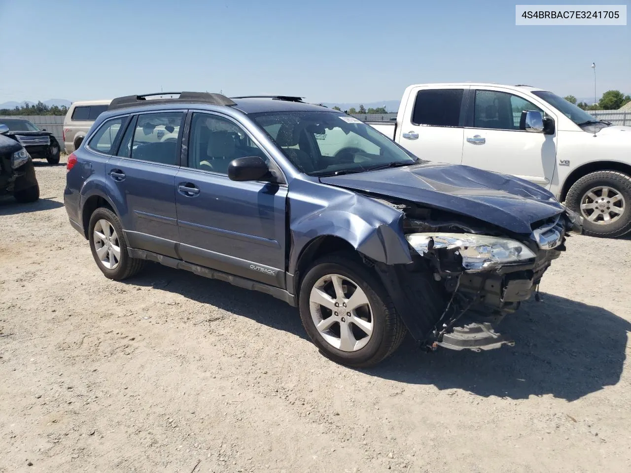 2014 Subaru Outback 2.5I VIN: 4S4BRBAC7E3241705 Lot: 59875444