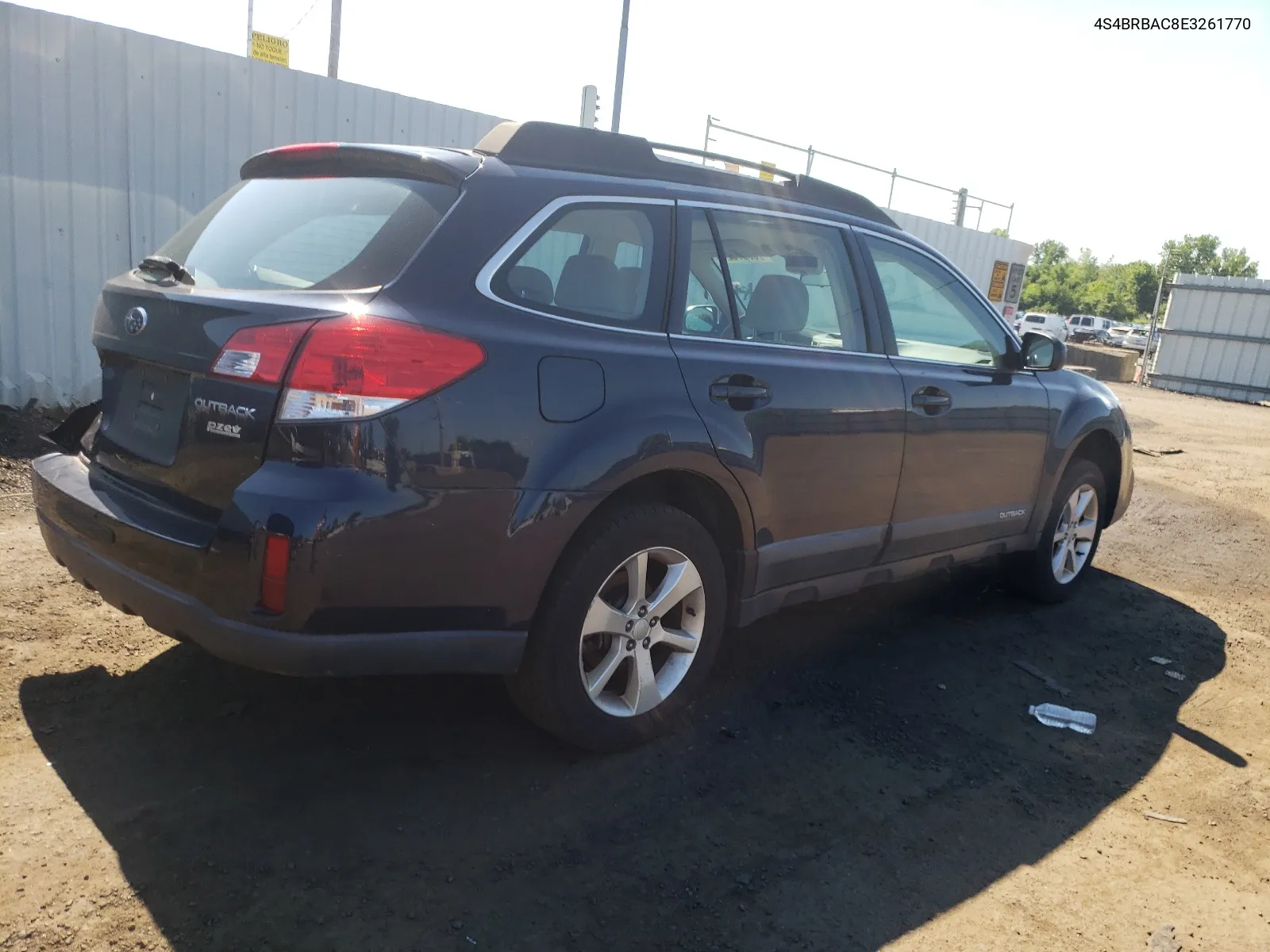 2014 Subaru Outback 2.5I VIN: 4S4BRBAC8E3261770 Lot: 60375214