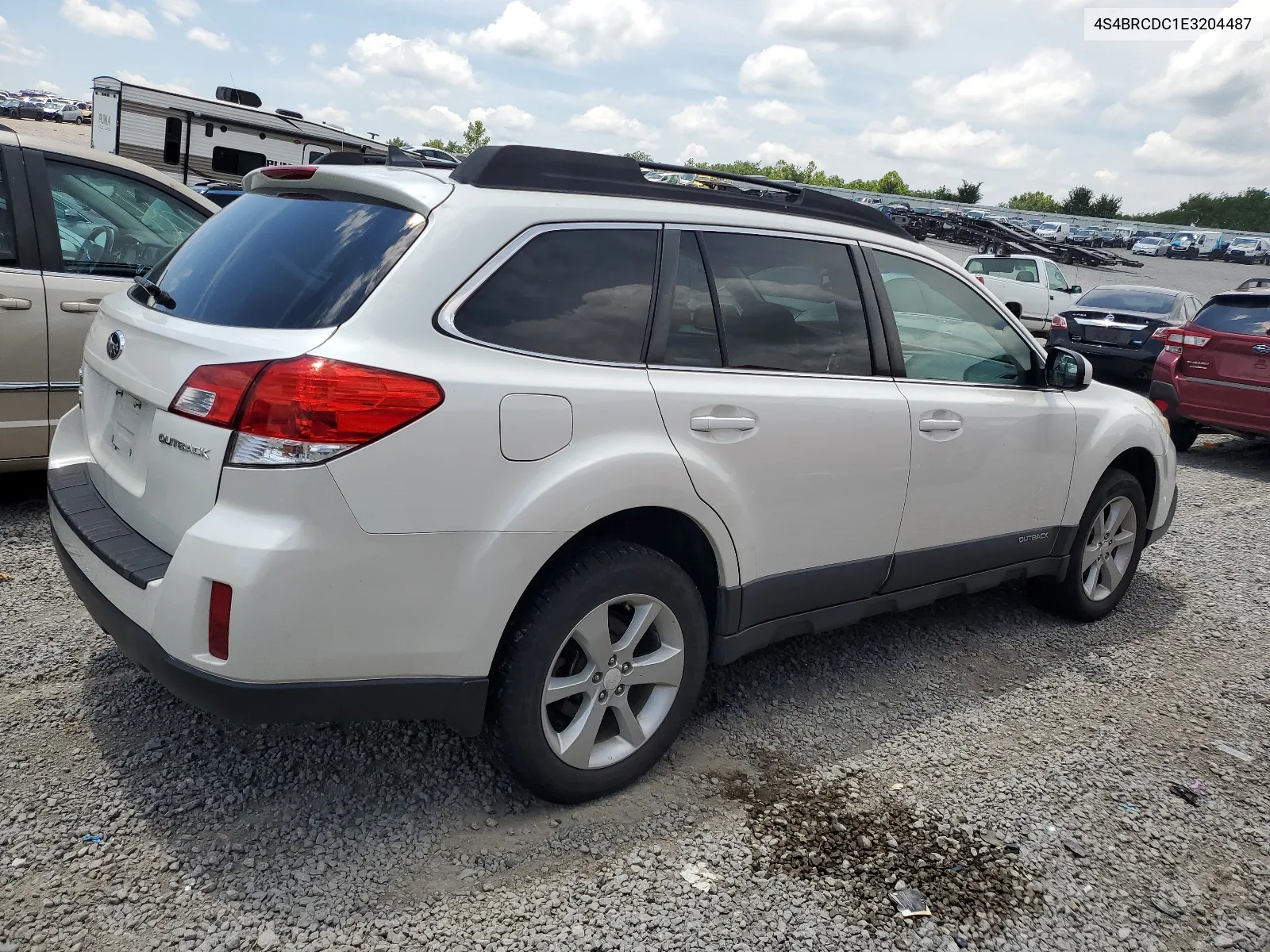 2014 Subaru Outback 2.5I Premium VIN: 4S4BRCDC1E3204487 Lot: 61217004