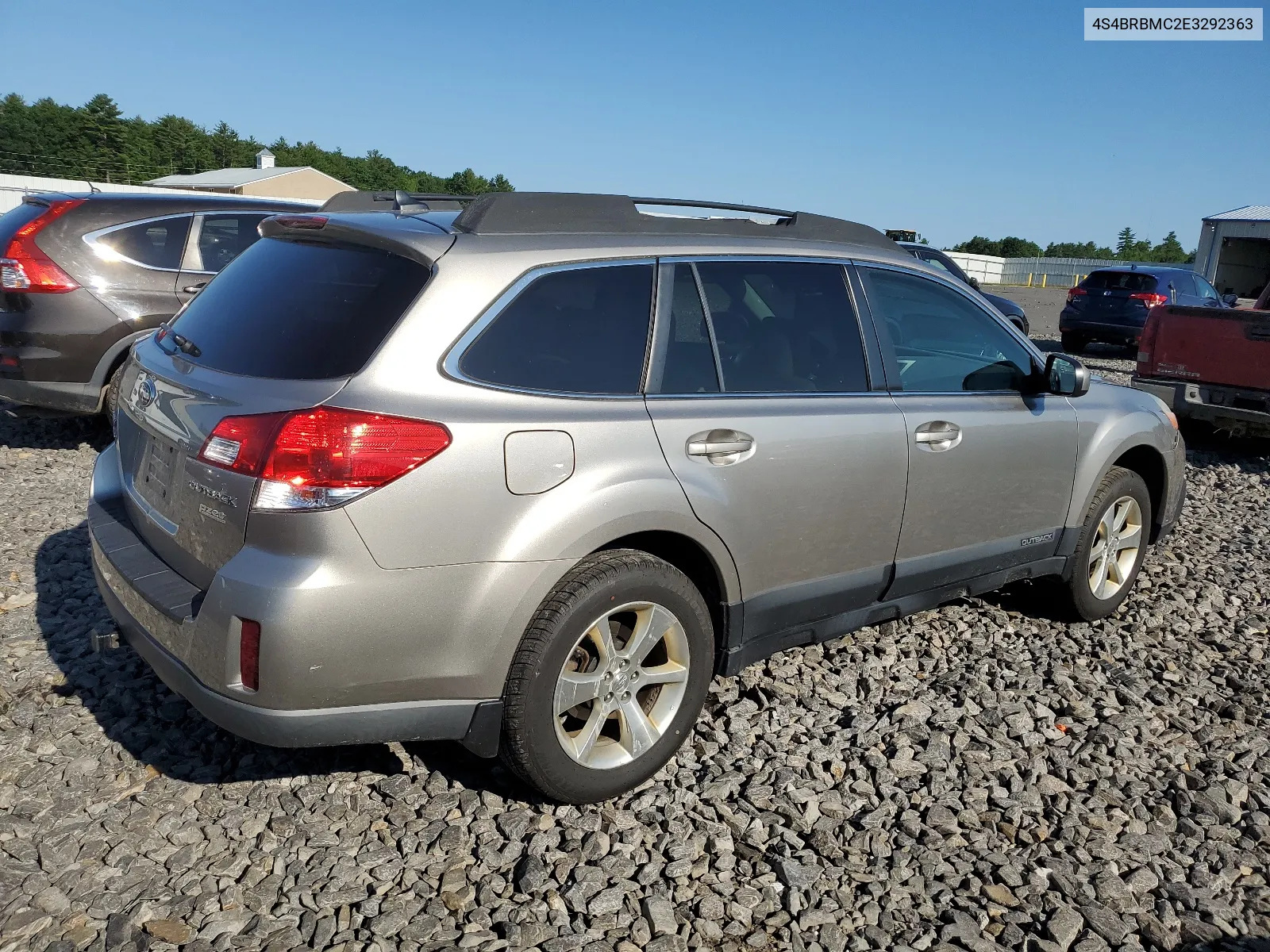 2014 Subaru Outback 2.5I Limited VIN: 4S4BRBMC2E3292363 Lot: 61251844