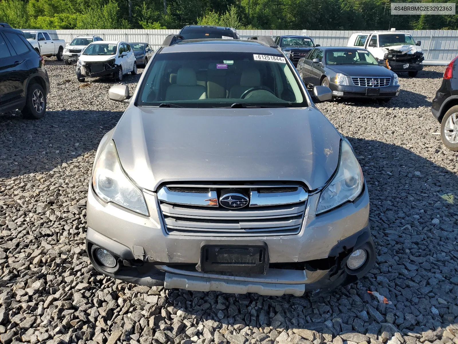 2014 Subaru Outback 2.5I Limited VIN: 4S4BRBMC2E3292363 Lot: 61251844