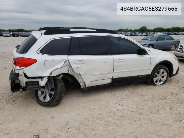 2014 Subaru Outback 2.5I VIN: 4S4BRCAC5E3279665 Lot: 61403124