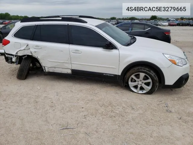 4S4BRCAC5E3279665 2014 Subaru Outback 2.5I