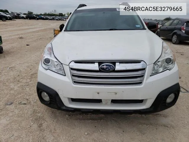 2014 Subaru Outback 2.5I VIN: 4S4BRCAC5E3279665 Lot: 61403124