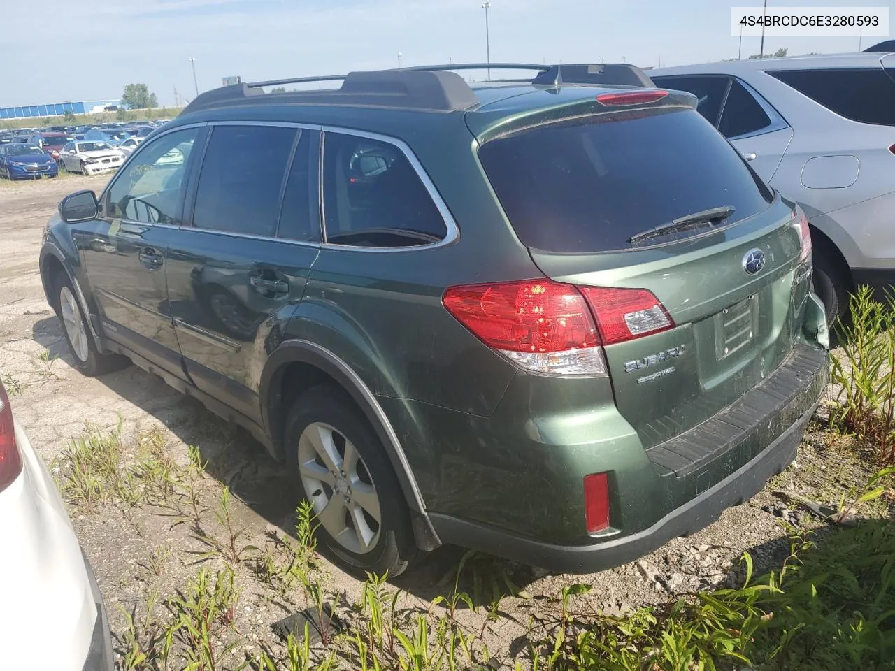 2014 Subaru Outback 2.5I Premium VIN: 4S4BRCDC6E3280593 Lot: 61503974