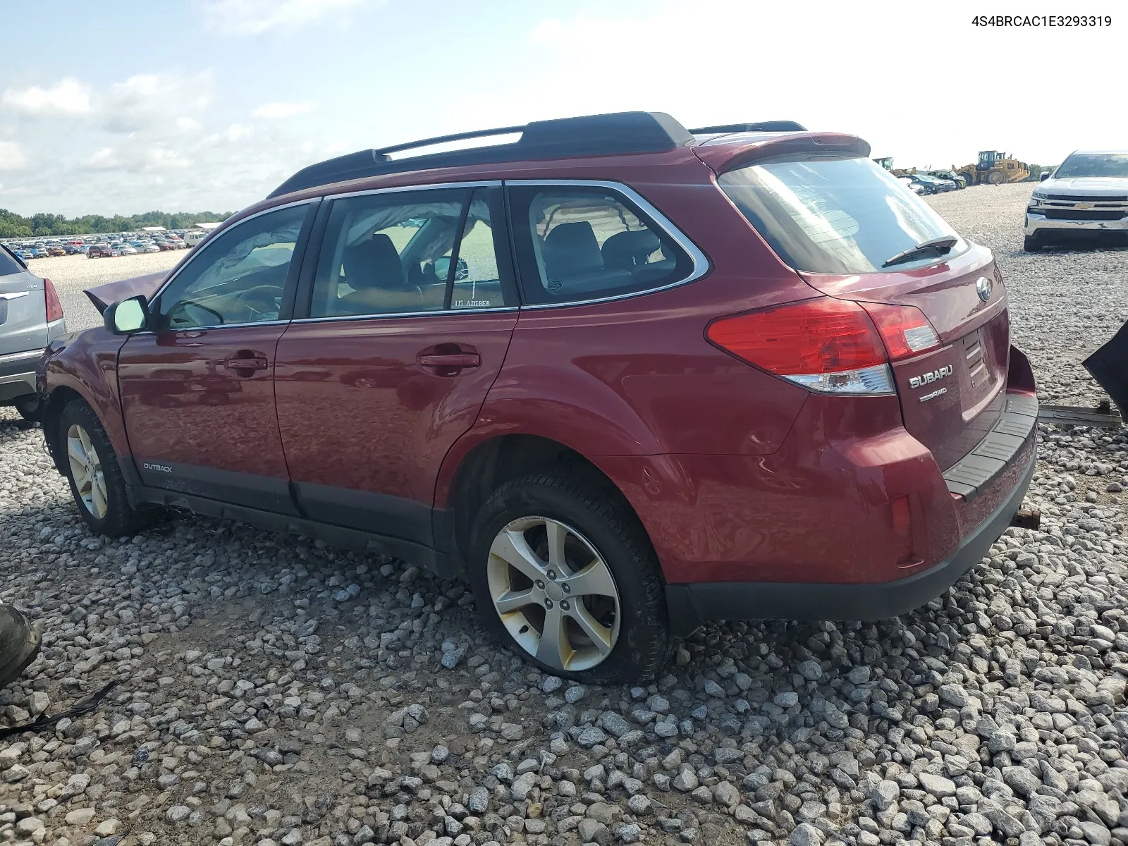 2014 Subaru Outback 2.5I VIN: 4S4BRCAC1E3293319 Lot: 62461024