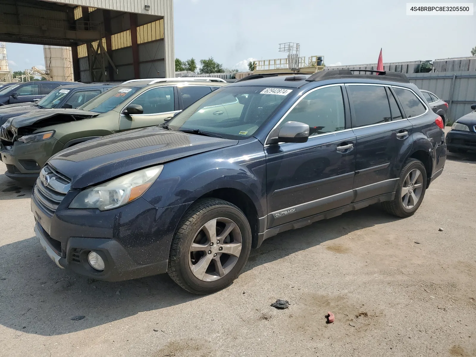 2014 Subaru Outback 2.5I Limited VIN: 4S4BRBPC8E3205500 Lot: 62942874