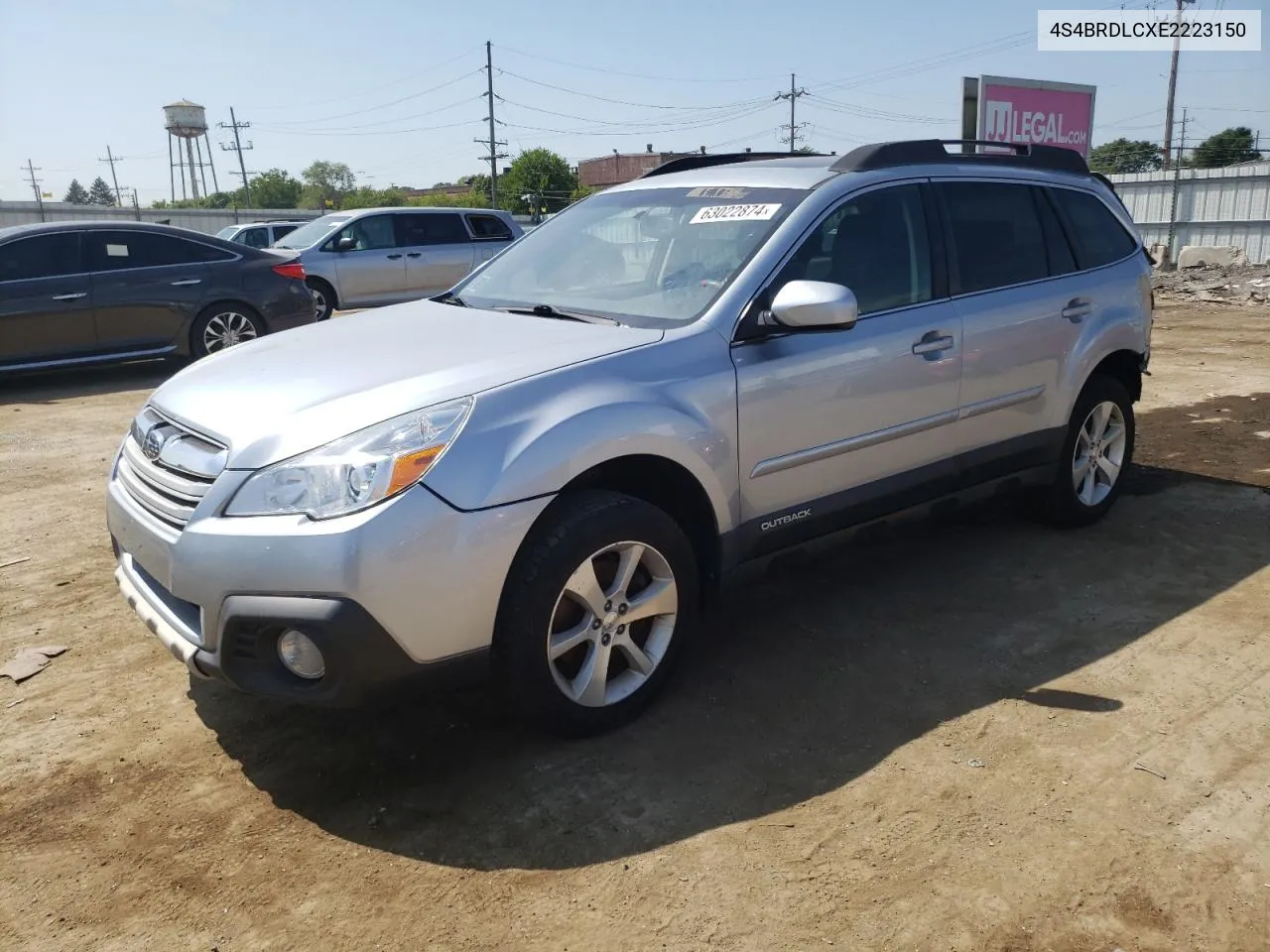 2014 Subaru Outback 3.6R Limited VIN: 4S4BRDLCXE2223150 Lot: 63022874