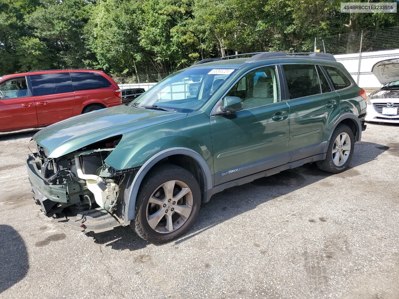 2014 Subaru Outback 2.5I Premium VIN: 4S4BRBCC1E3233516 Lot: 63065224