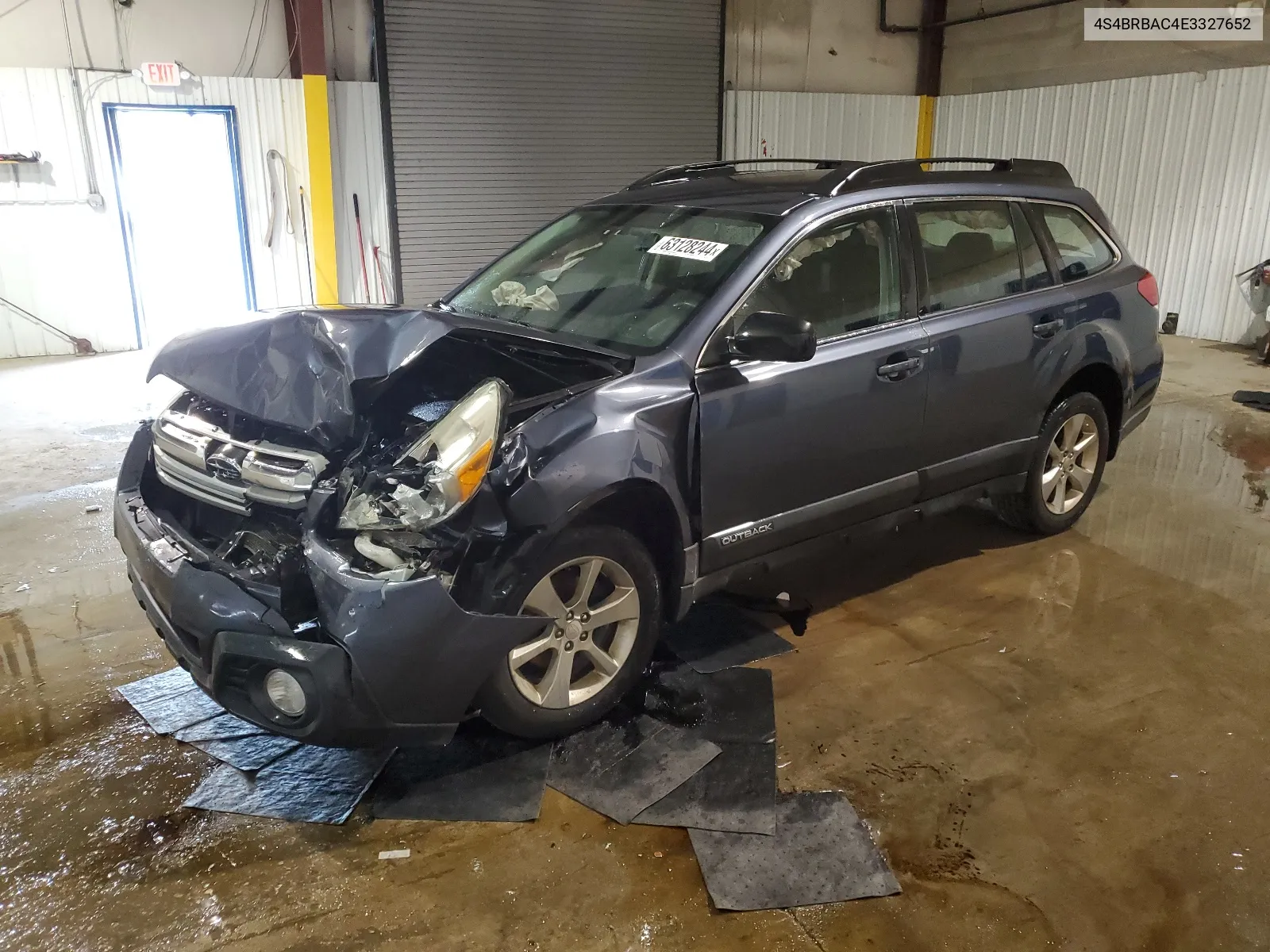 2014 Subaru Outback 2.5I VIN: 4S4BRBAC4E3327652 Lot: 63128244