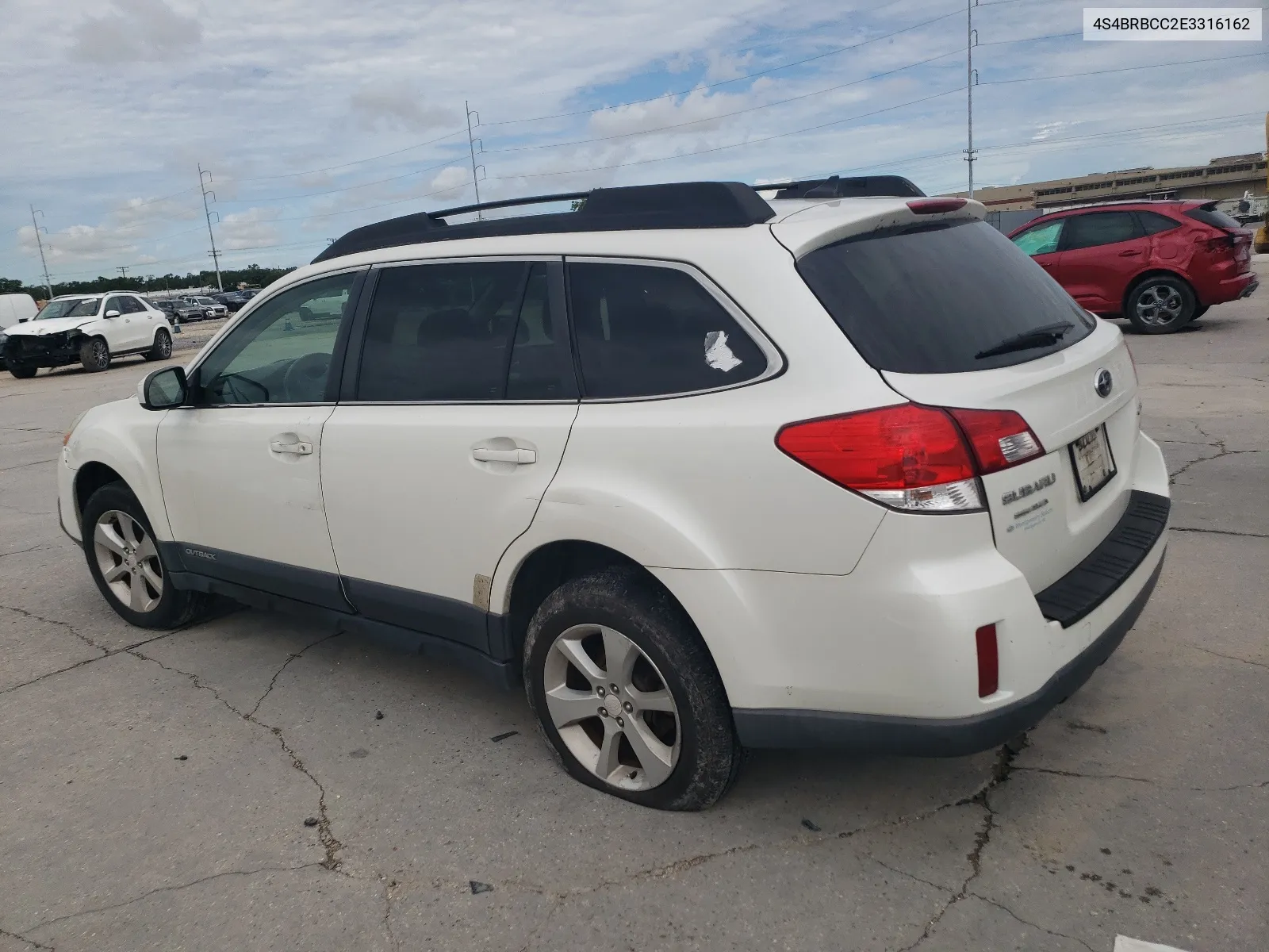 2014 Subaru Outback 2.5I Premium VIN: 4S4BRBCC2E3316162 Lot: 64162174