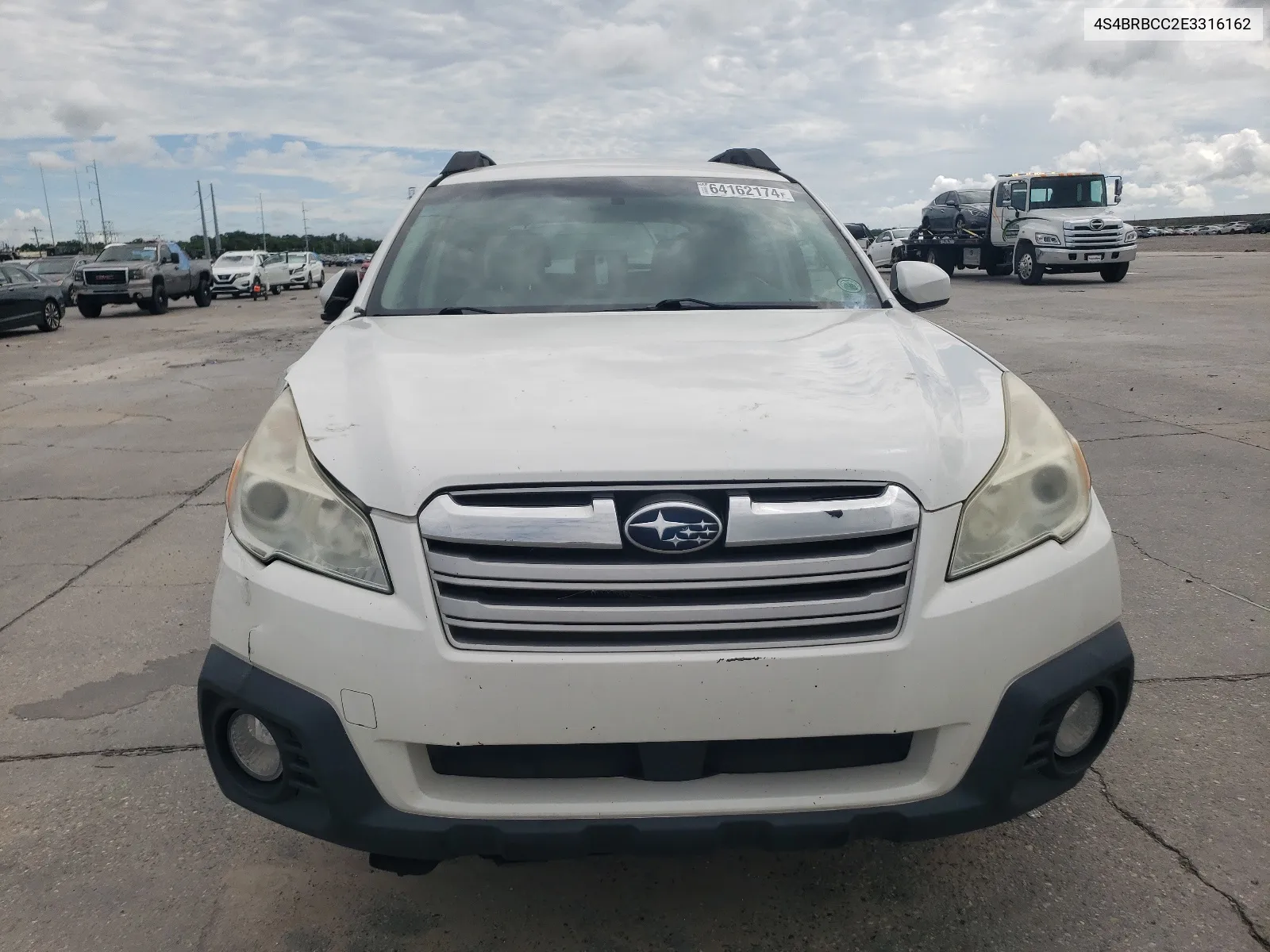 2014 Subaru Outback 2.5I Premium VIN: 4S4BRBCC2E3316162 Lot: 64162174