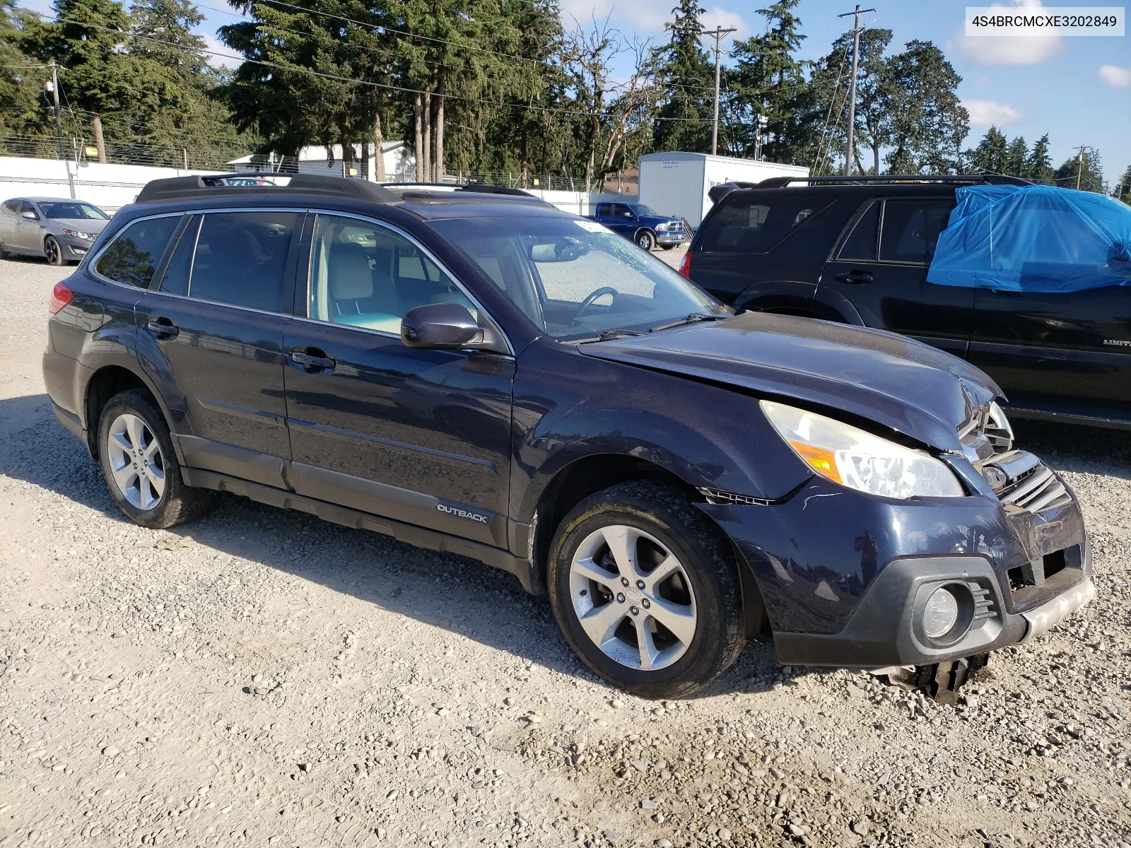 4S4BRCMCXE3202849 2014 Subaru Outback 2.5I Limited