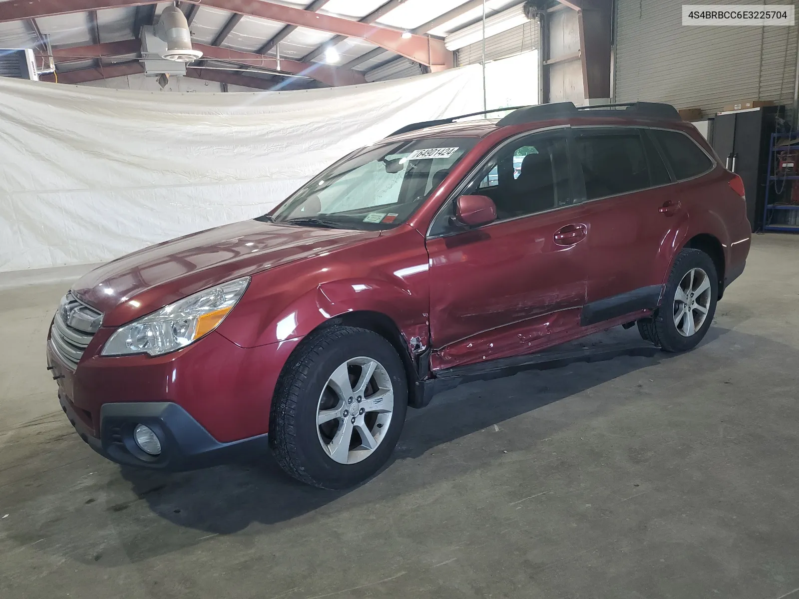 2014 Subaru Outback 2.5I Premium VIN: 4S4BRBCC6E3225704 Lot: 64901424