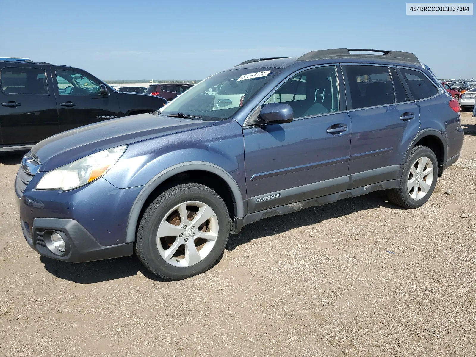 2014 Subaru Outback 2.5I Premium VIN: 4S4BRCCC0E3237384 Lot: 64947074