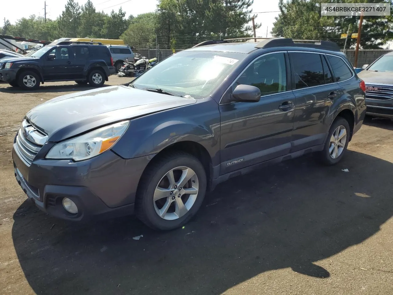 2014 Subaru Outback 2.5I Limited VIN: 4S4BRBKC8E3271407 Lot: 65081514