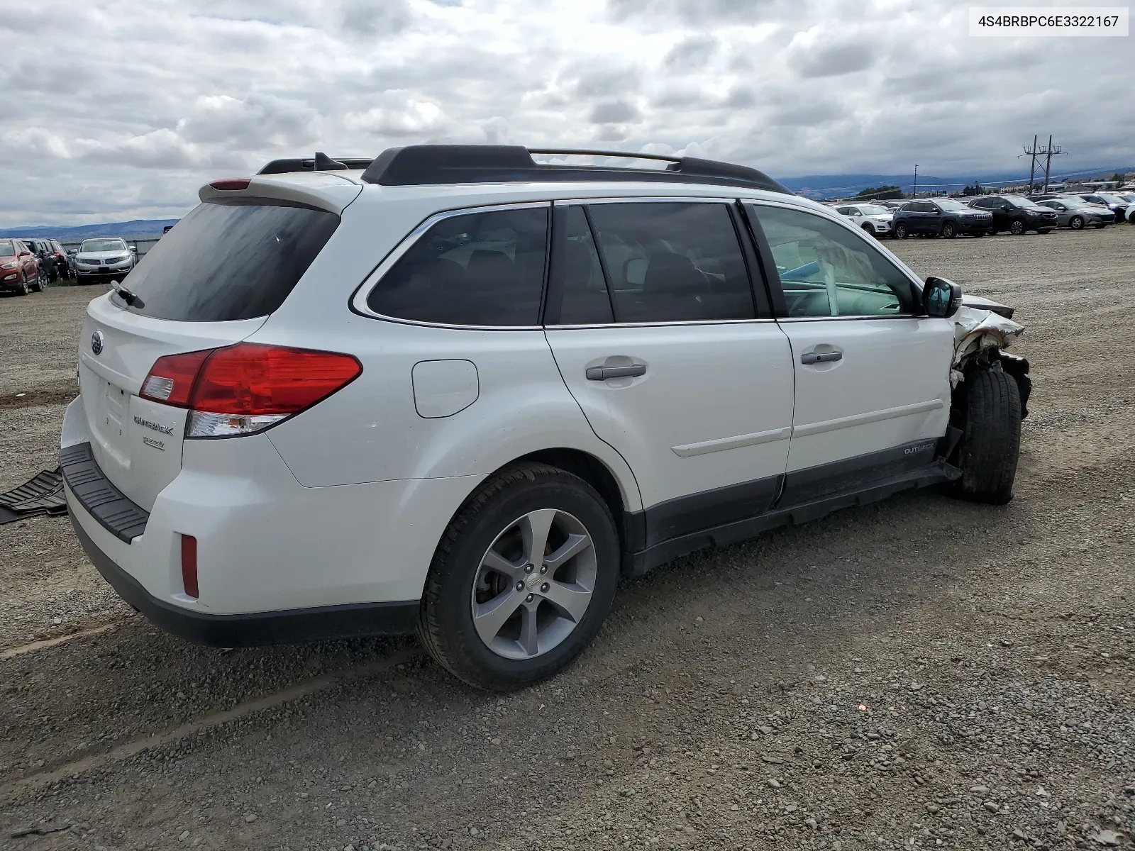 2014 Subaru Outback 2.5I Limited VIN: 4S4BRBPC6E3322167 Lot: 65157444