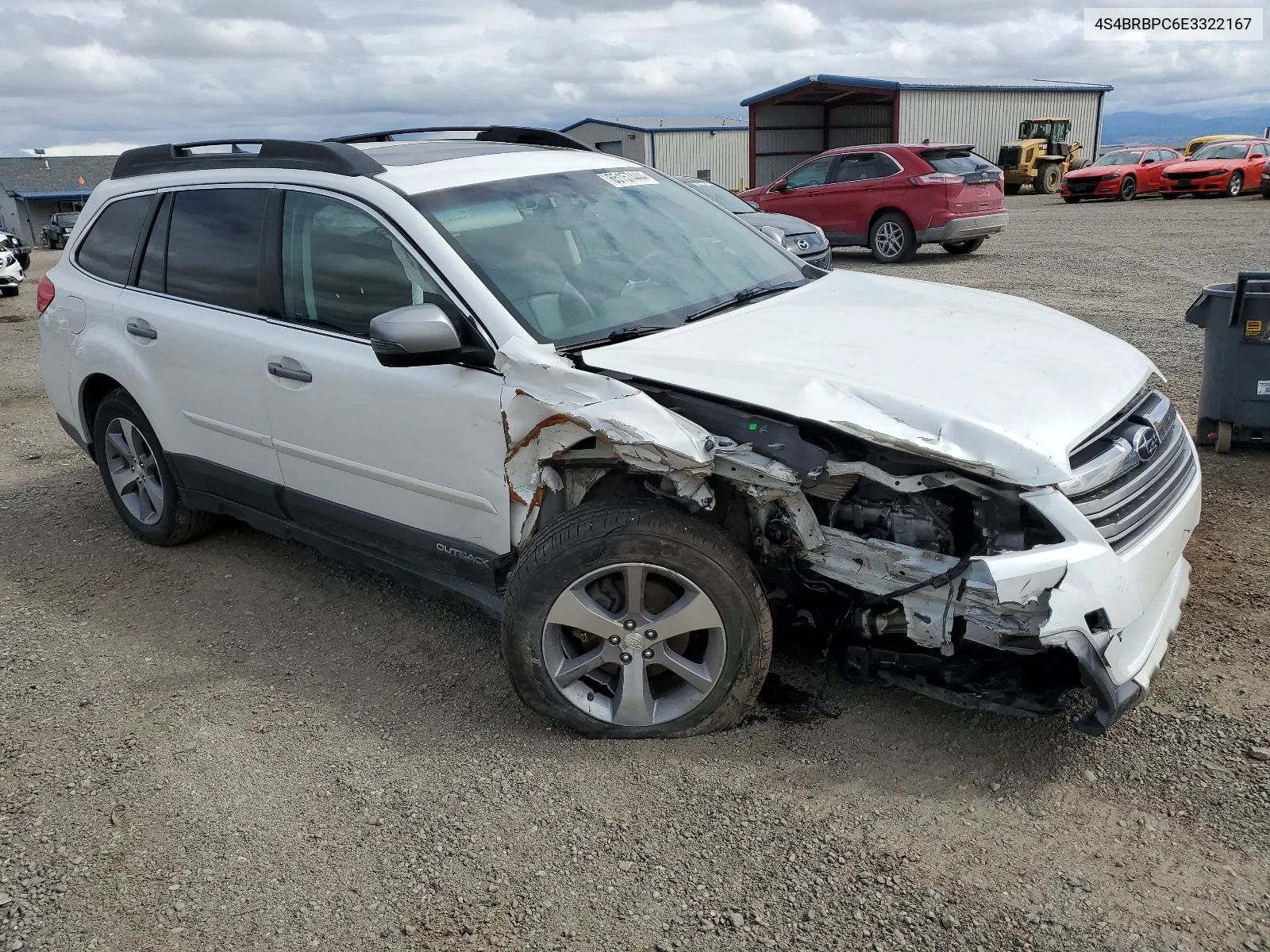 4S4BRBPC6E3322167 2014 Subaru Outback 2.5I Limited