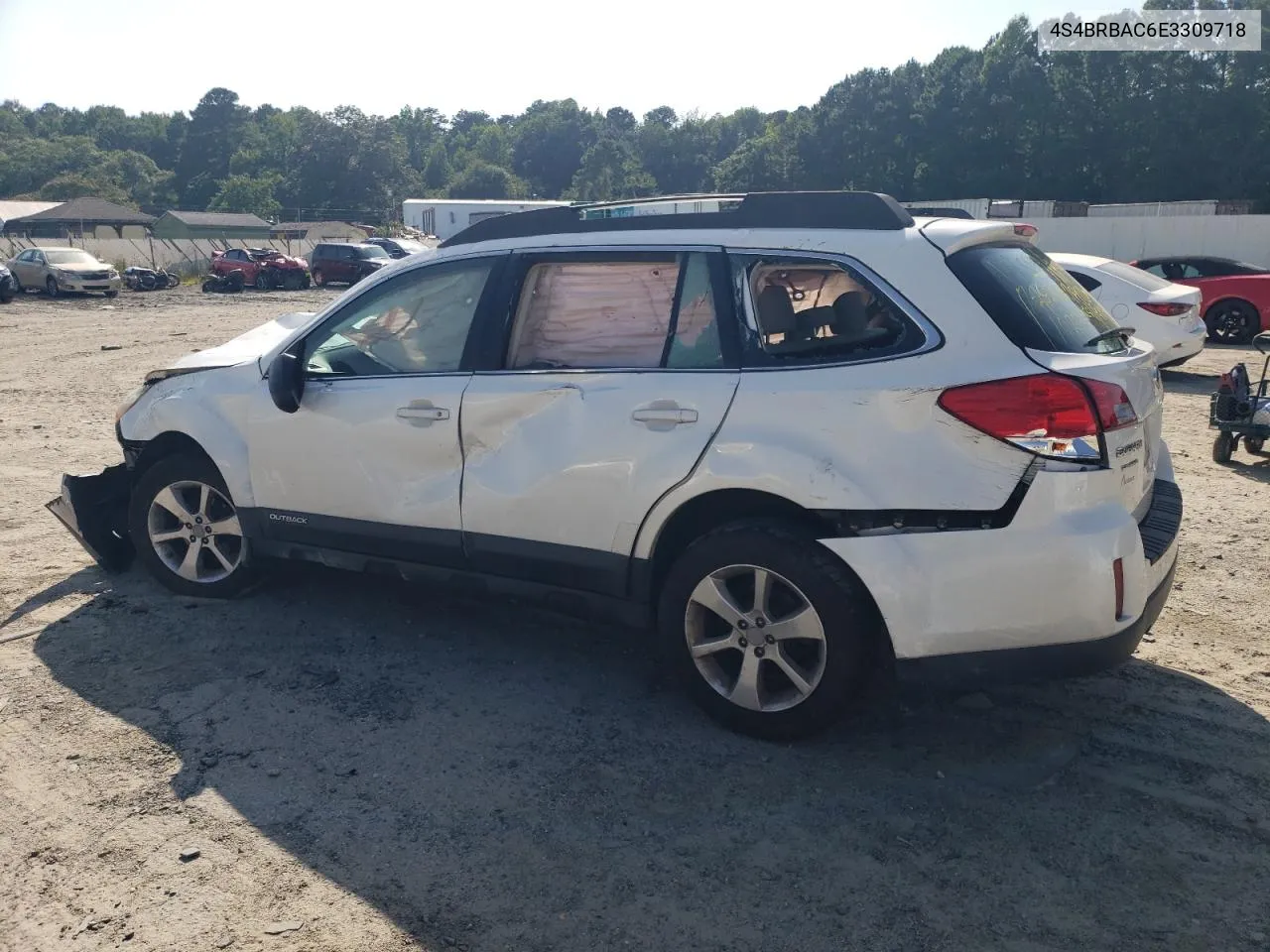 2014 Subaru Outback 2.5I VIN: 4S4BRBAC6E3309718 Lot: 65182764