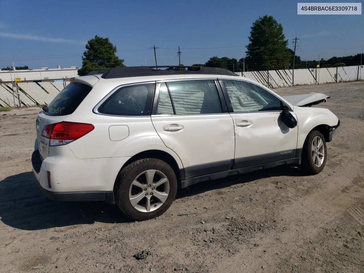 2014 Subaru Outback 2.5I VIN: 4S4BRBAC6E3309718 Lot: 65182764