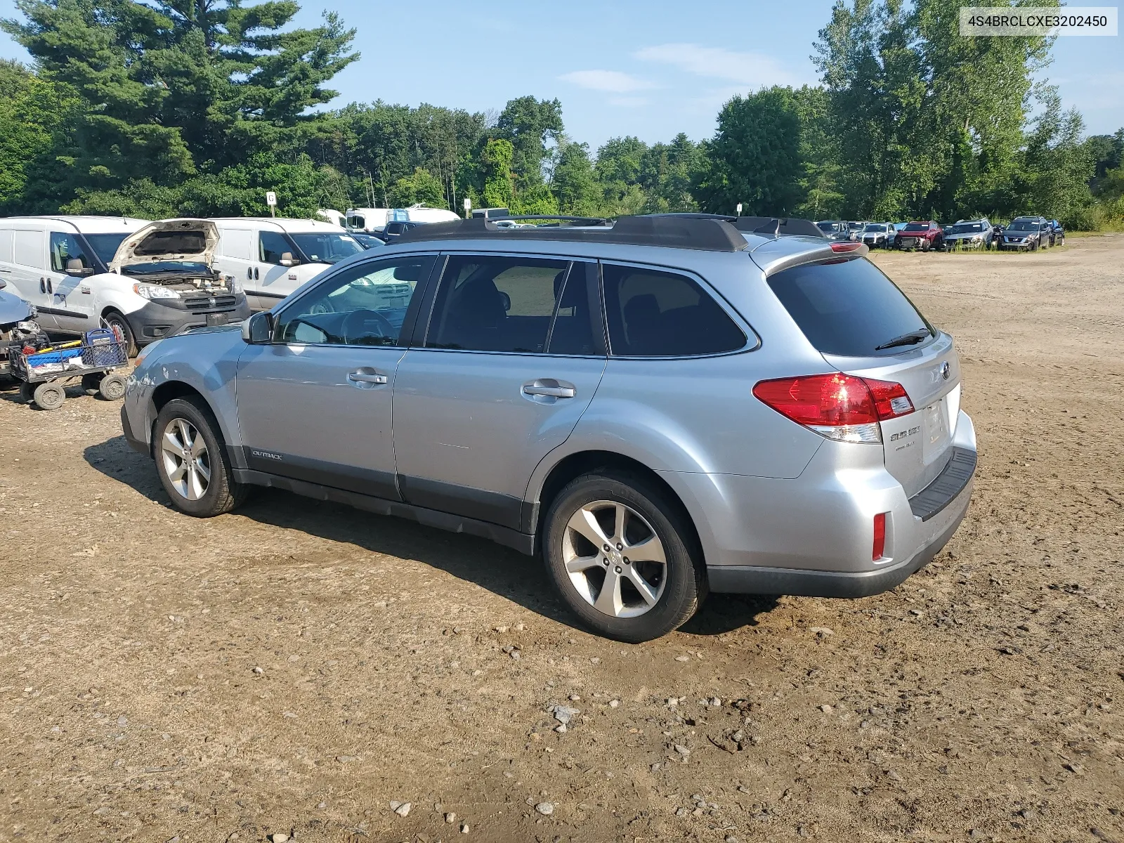 4S4BRCLCXE3202450 2014 Subaru Outback 2.5I Limited