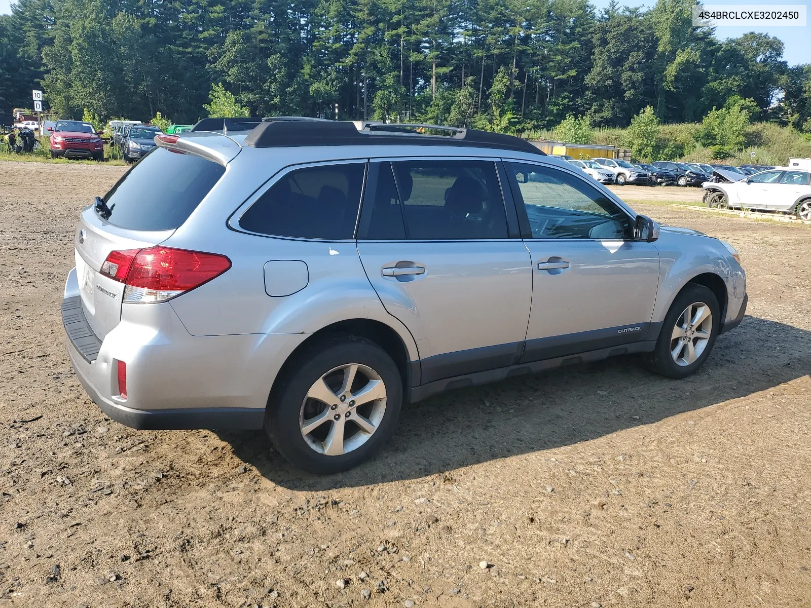 2014 Subaru Outback 2.5I Limited VIN: 4S4BRCLCXE3202450 Lot: 65281794