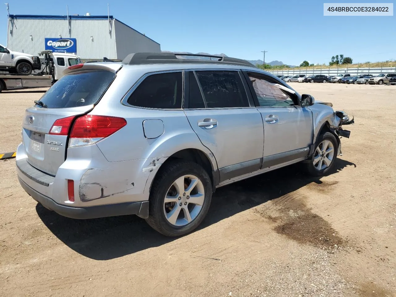 2014 Subaru Outback 2.5I Premium VIN: 4S4BRBCC0E3284022 Lot: 65294784