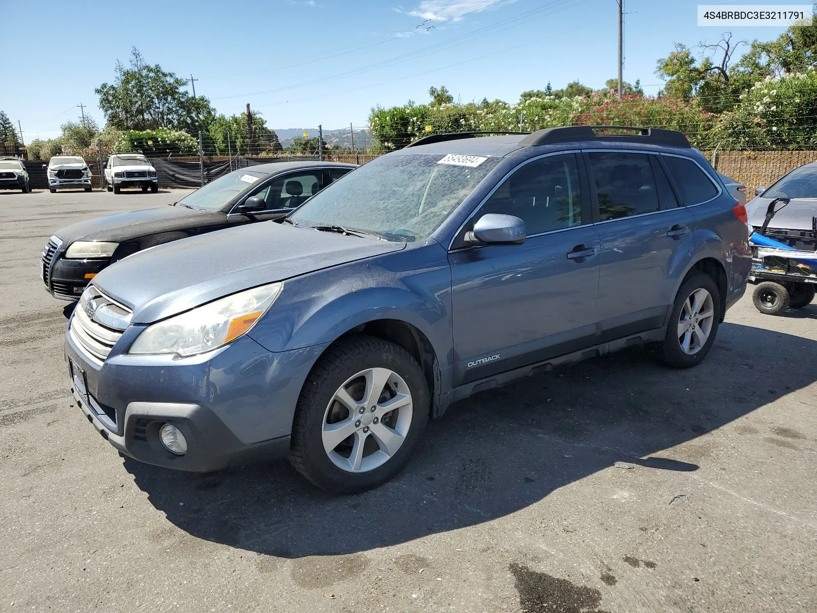 4S4BRBDC3E3211791 2014 Subaru Outback 2.5I Premium