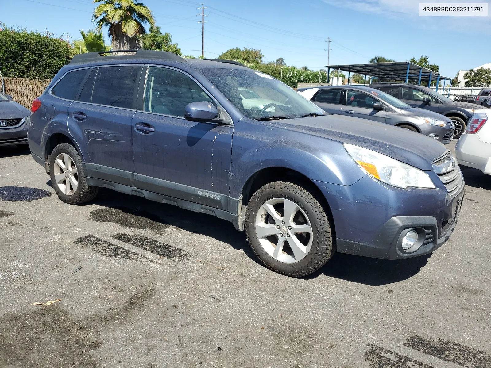 2014 Subaru Outback 2.5I Premium VIN: 4S4BRBDC3E3211791 Lot: 65493694