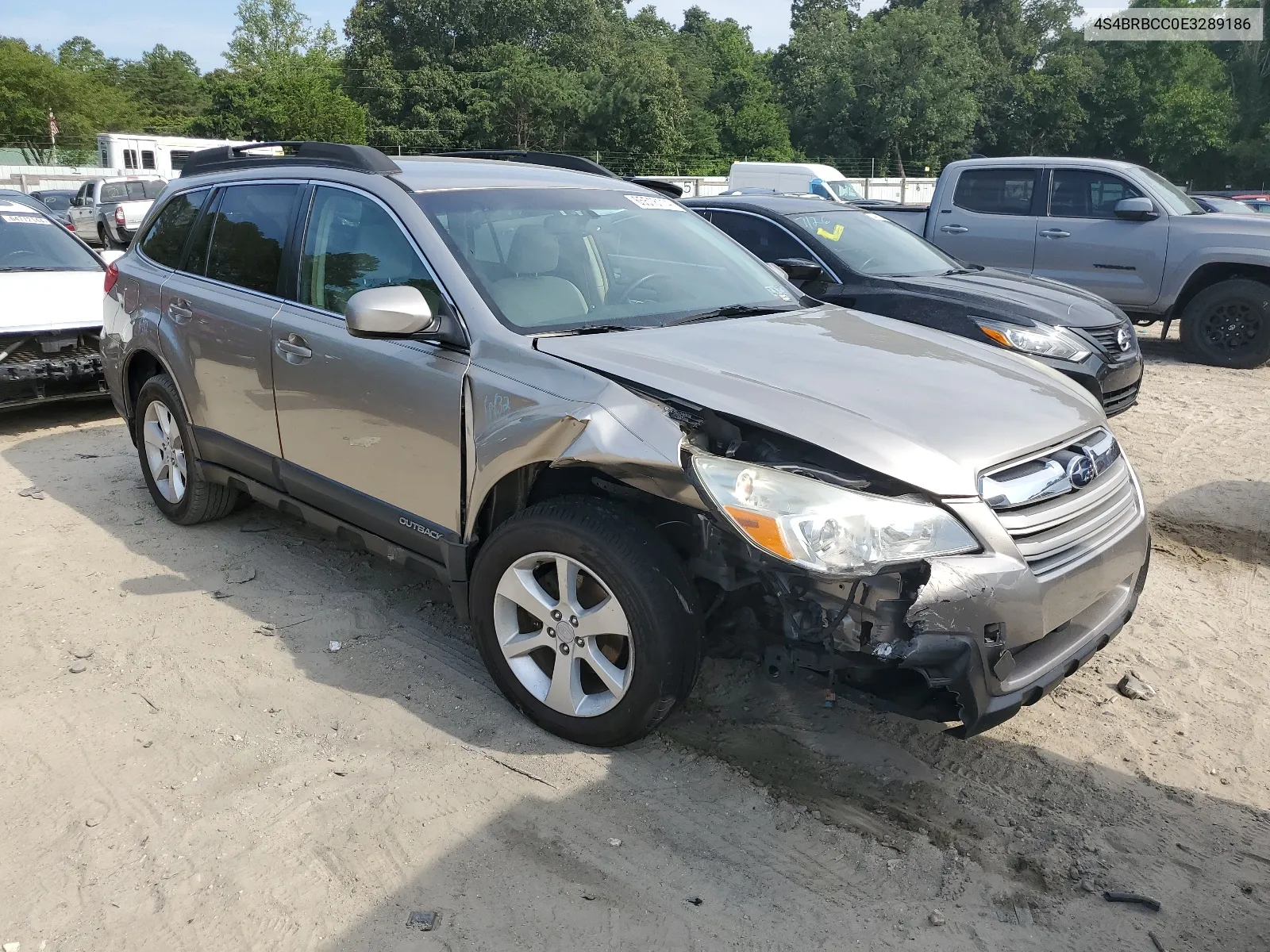 2014 Subaru Outback 2.5I Premium VIN: 4S4BRBCC0E3289186 Lot: 65518114