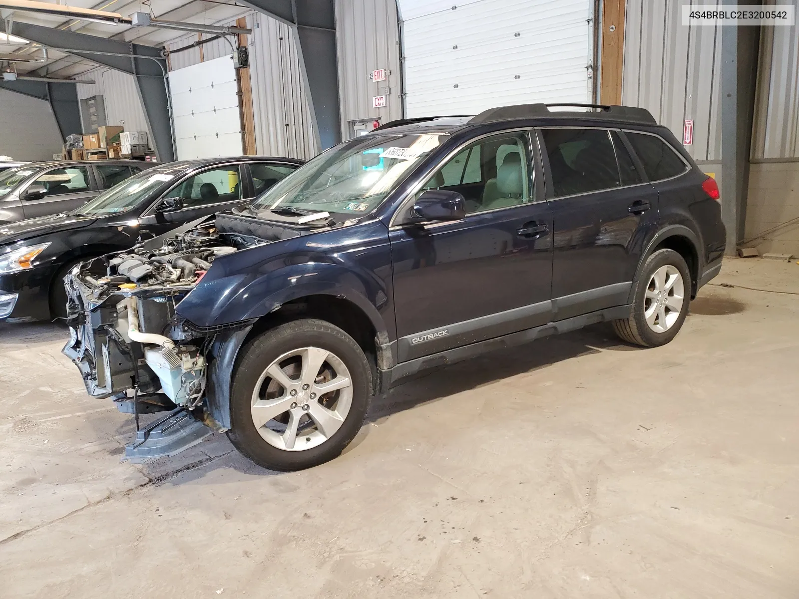 2014 Subaru Outback 2.5I Limited VIN: 4S4BRBLC2E3200542 Lot: 66073364