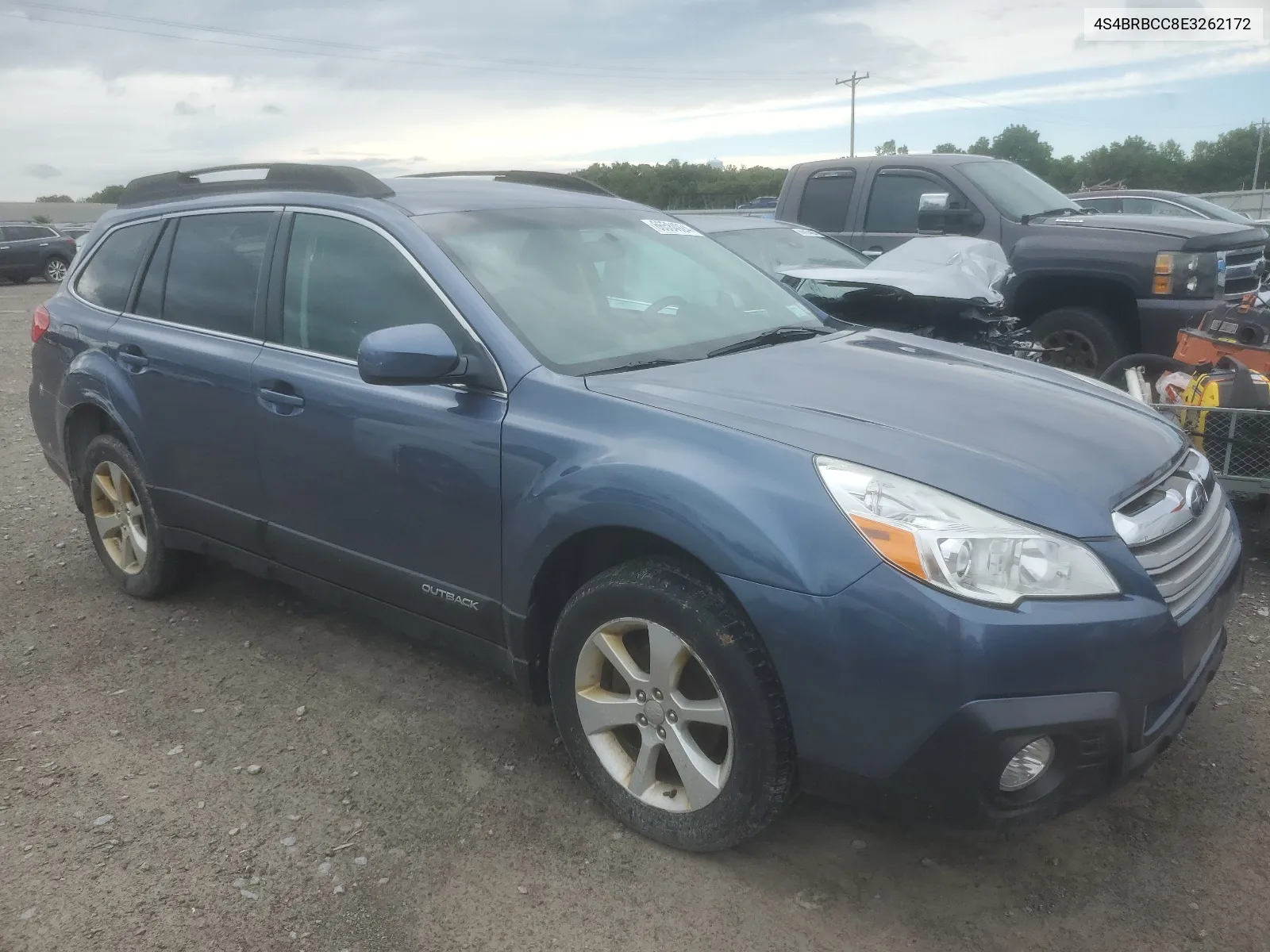 2014 Subaru Outback 2.5I Premium VIN: 4S4BRBCC8E3262172 Lot: 66584924