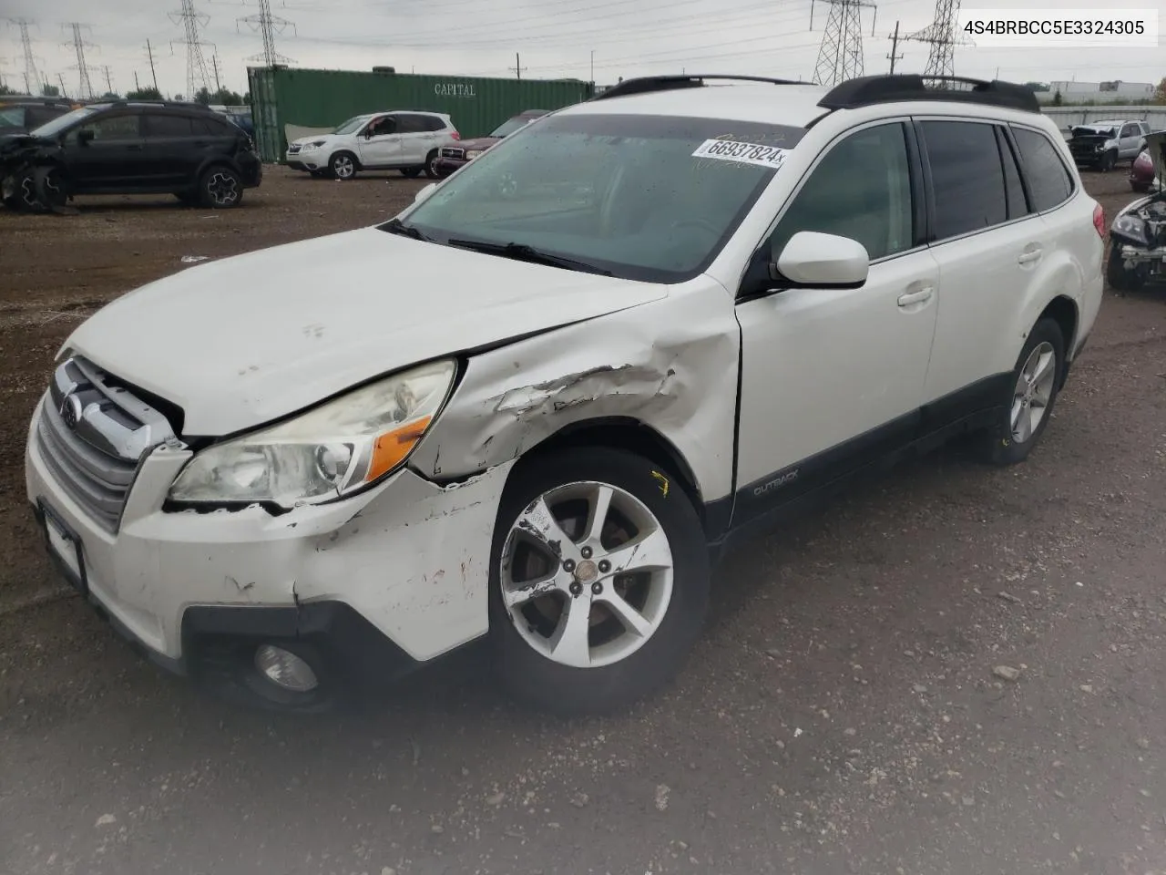 2014 Subaru Outback 2.5I Premium VIN: 4S4BRBCC5E3324305 Lot: 66937824