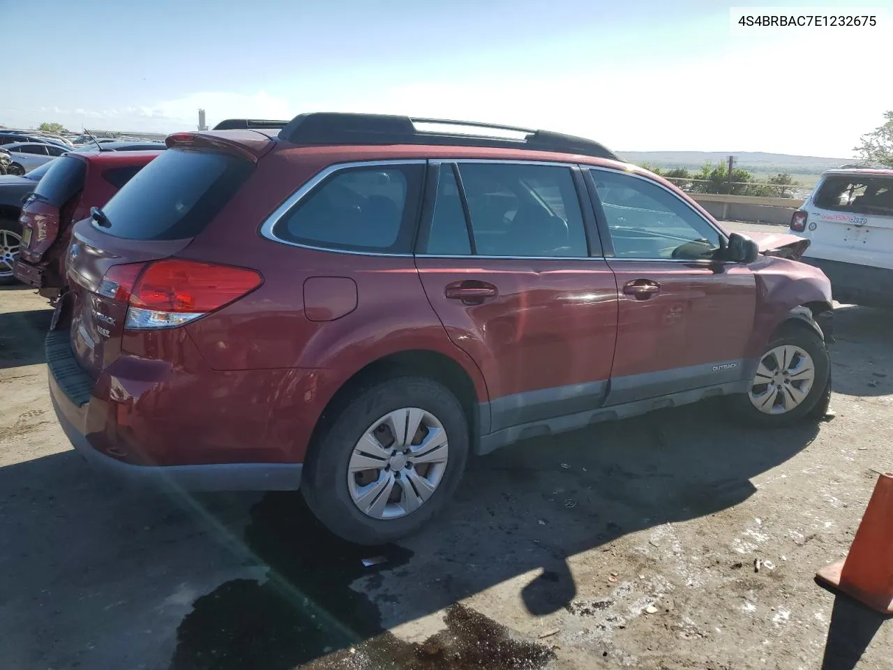 2014 Subaru Outback 2.5I VIN: 4S4BRBAC7E1232675 Lot: 67422654