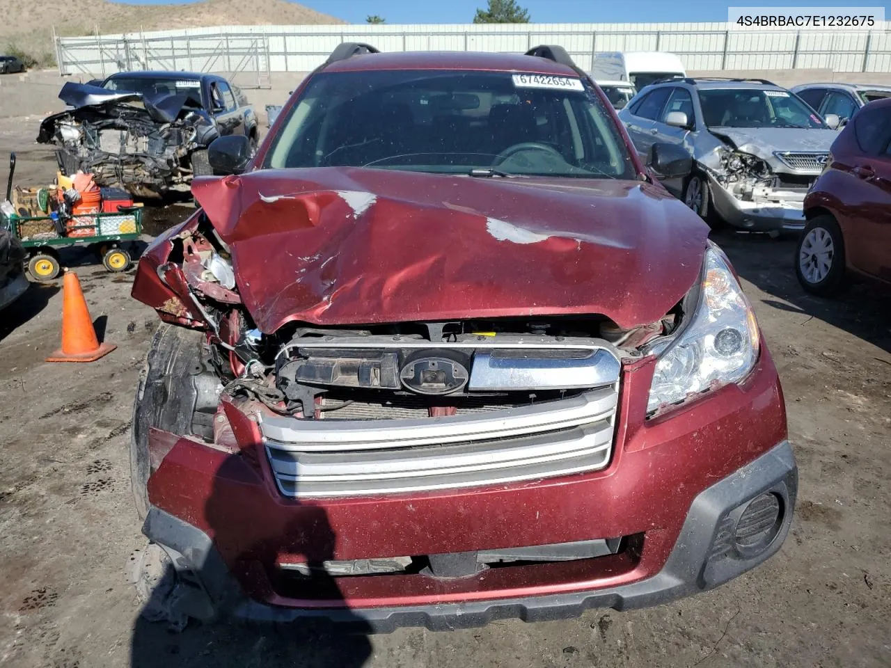 4S4BRBAC7E1232675 2014 Subaru Outback 2.5I