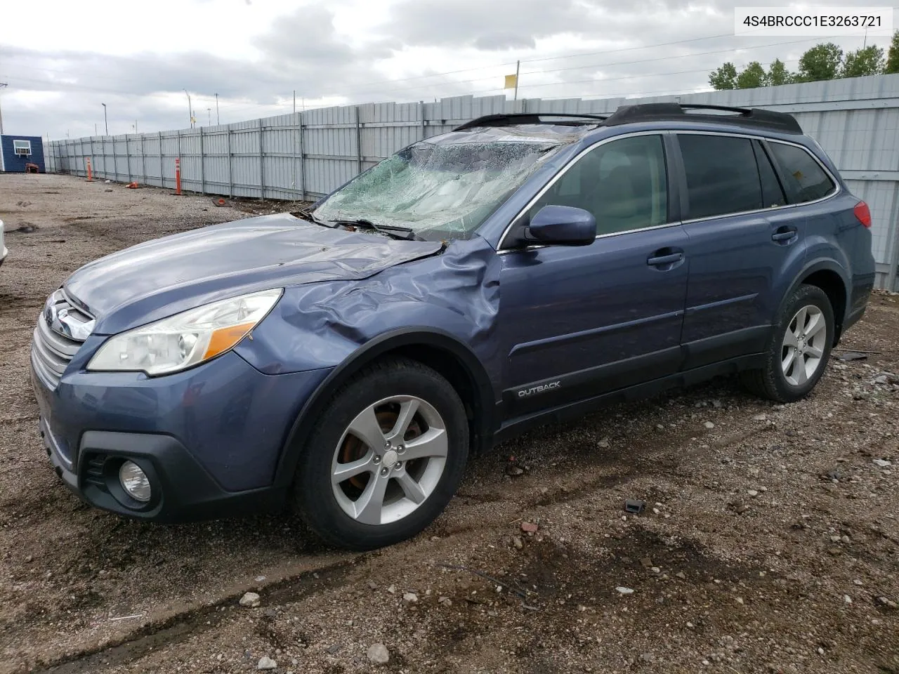 2014 Subaru Outback 2.5I Premium VIN: 4S4BRCCC1E3263721 Lot: 67452834