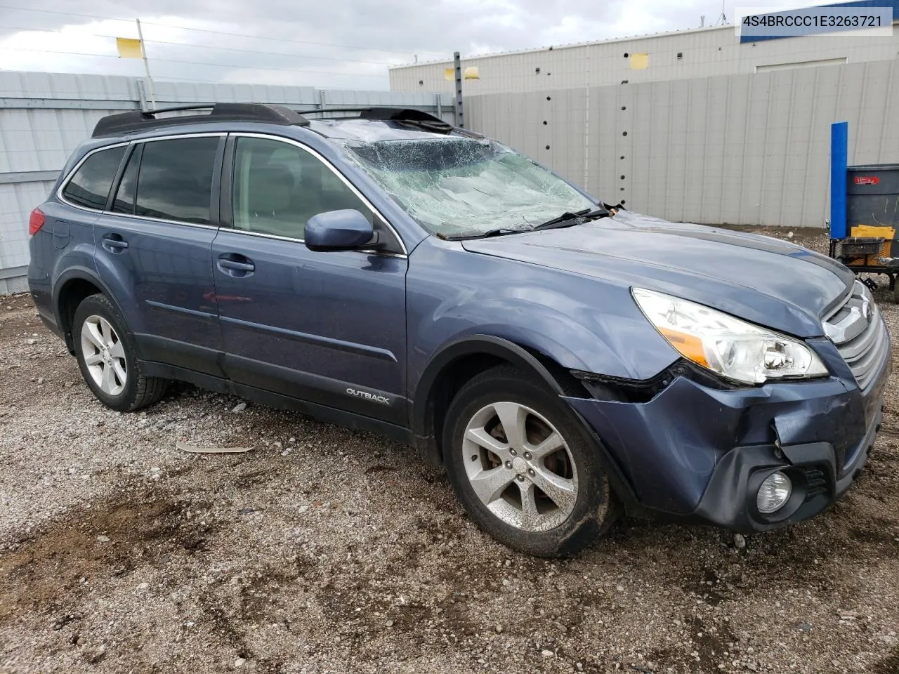 2014 Subaru Outback 2.5I Premium VIN: 4S4BRCCC1E3263721 Lot: 67452834