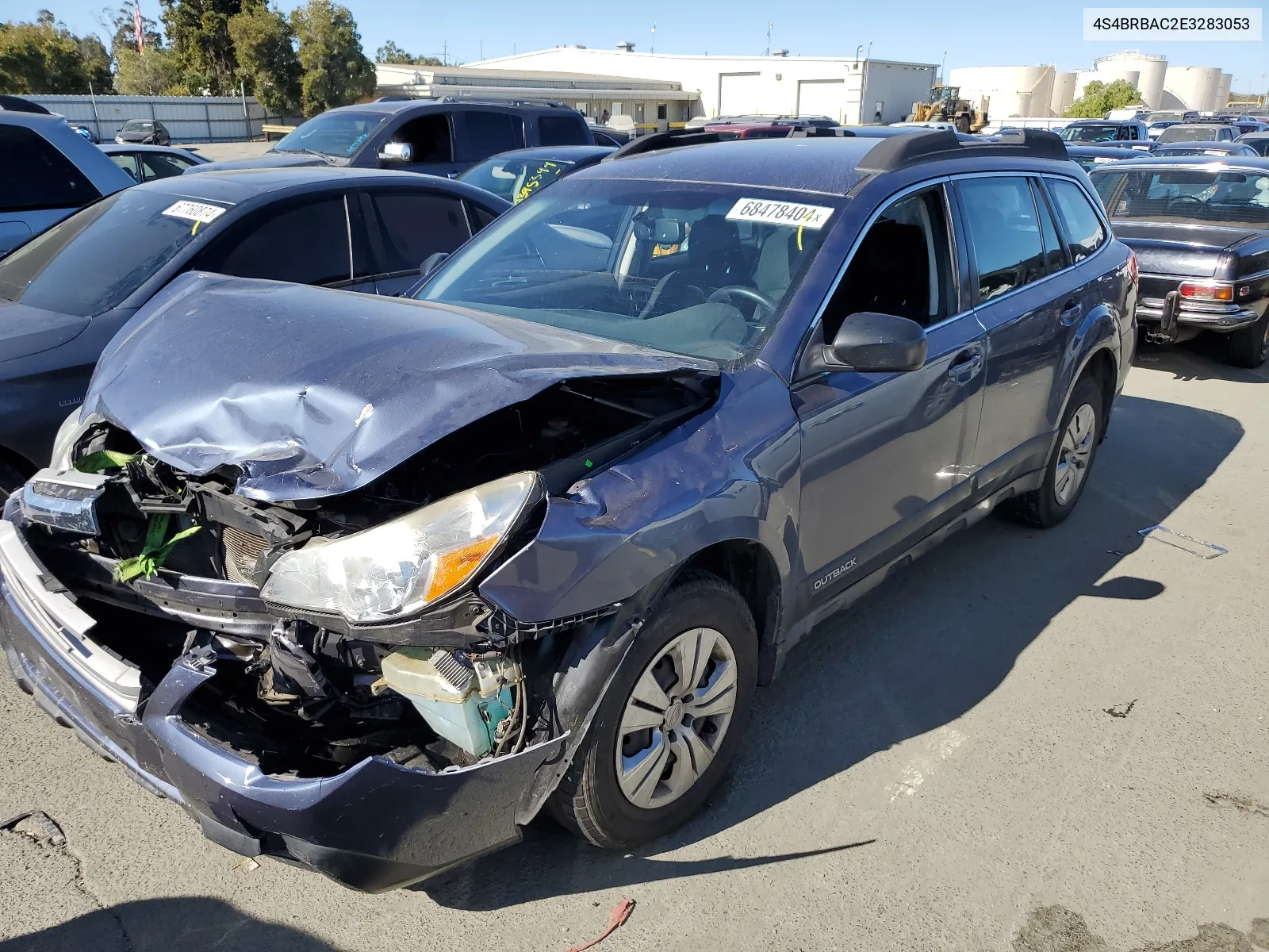 2014 Subaru Outback 2.5I VIN: 4S4BRBAC2E3283053 Lot: 68478404