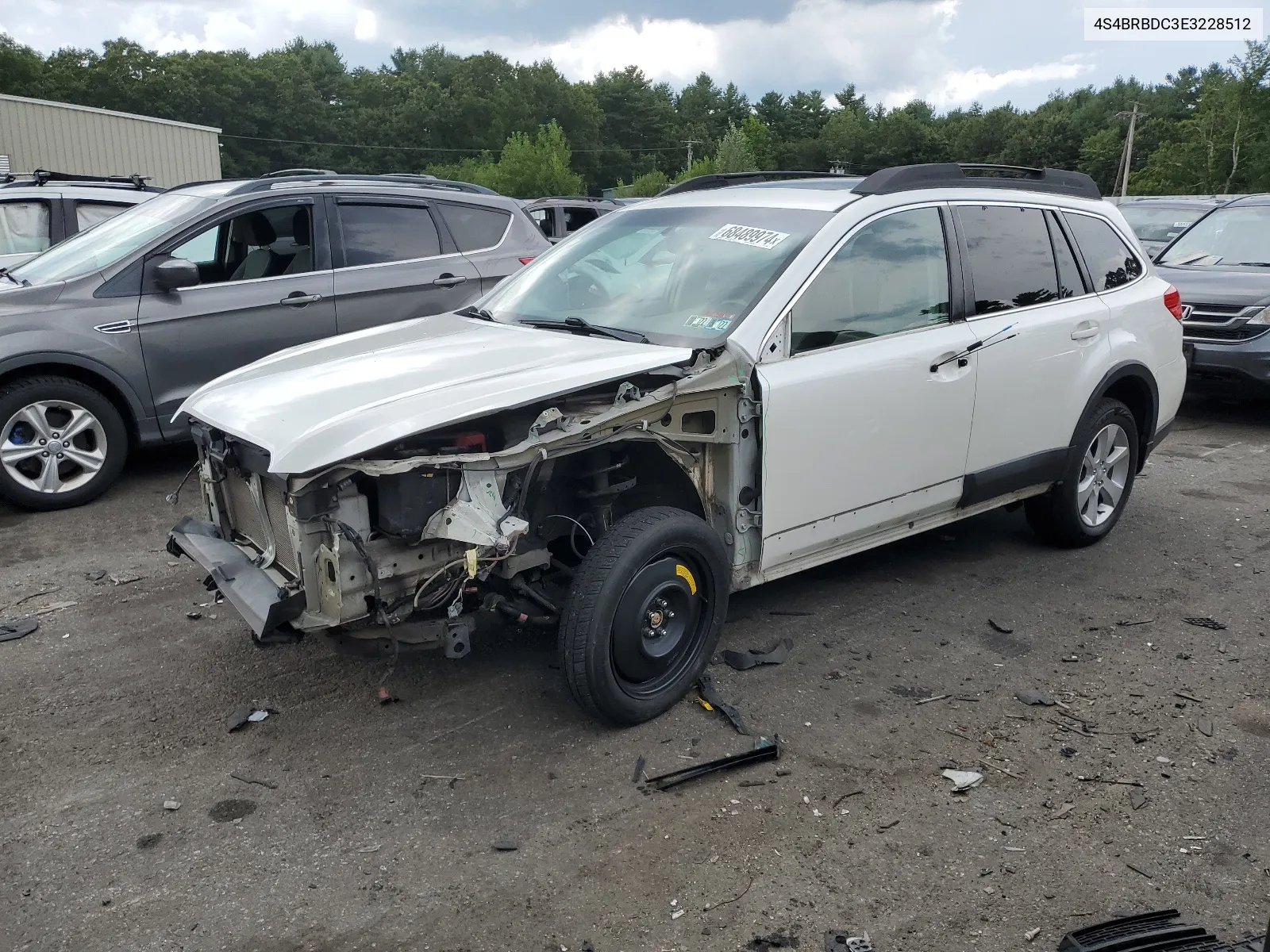 2014 Subaru Outback 2.5I Premium VIN: 4S4BRBDC3E3228512 Lot: 68489974