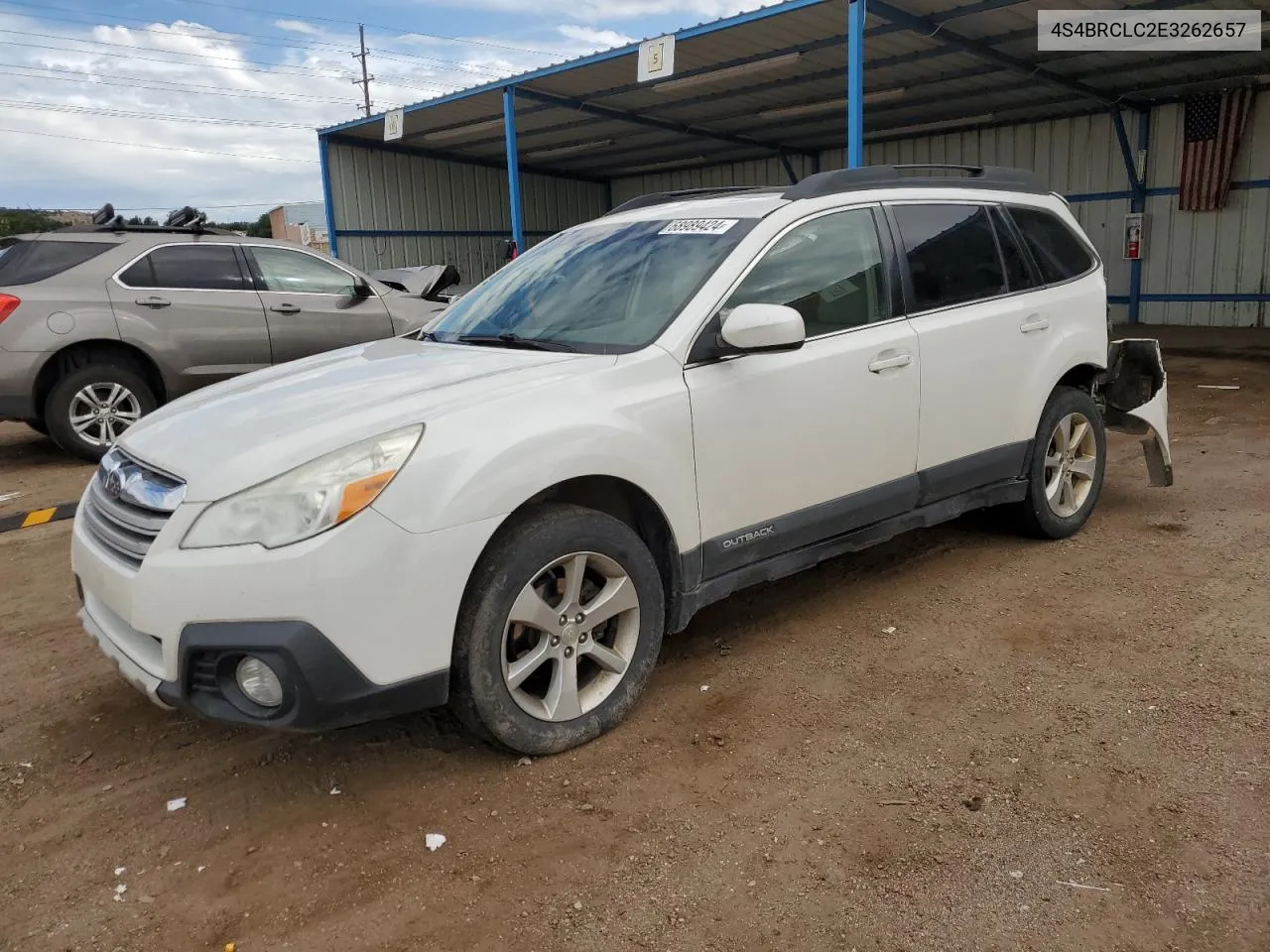 2014 Subaru Outback 2.5I Limited VIN: 4S4BRCLC2E3262657 Lot: 68989424