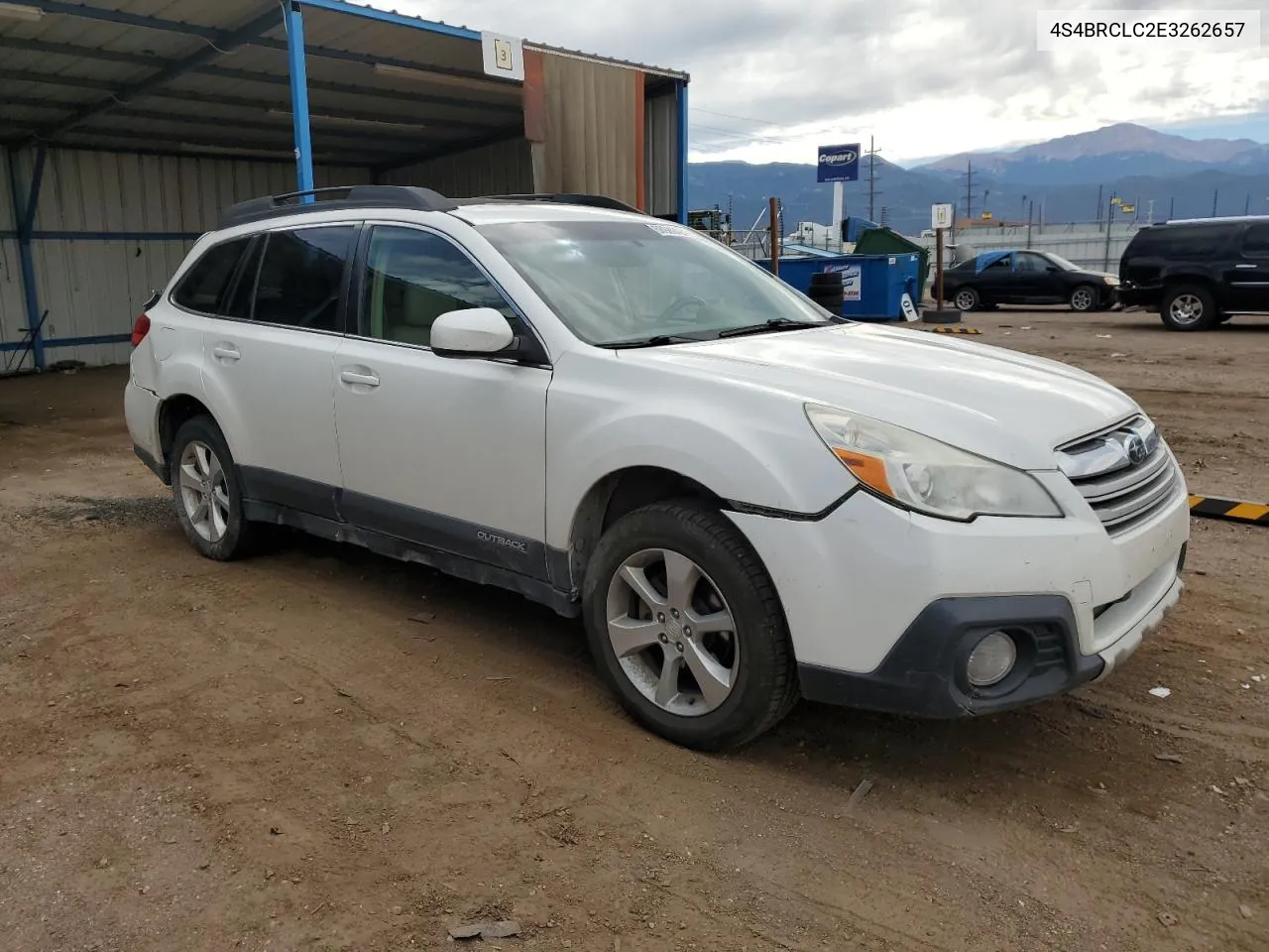 2014 Subaru Outback 2.5I Limited VIN: 4S4BRCLC2E3262657 Lot: 68989424