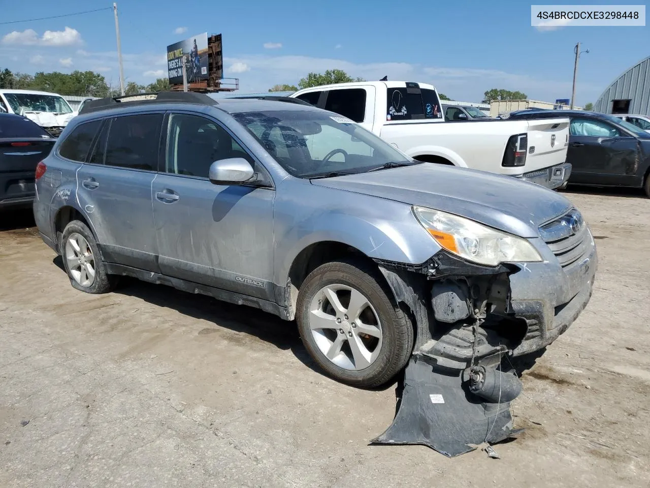 2014 Subaru Outback 2.5I Premium VIN: 4S4BRCDCXE3298448 Lot: 69323074