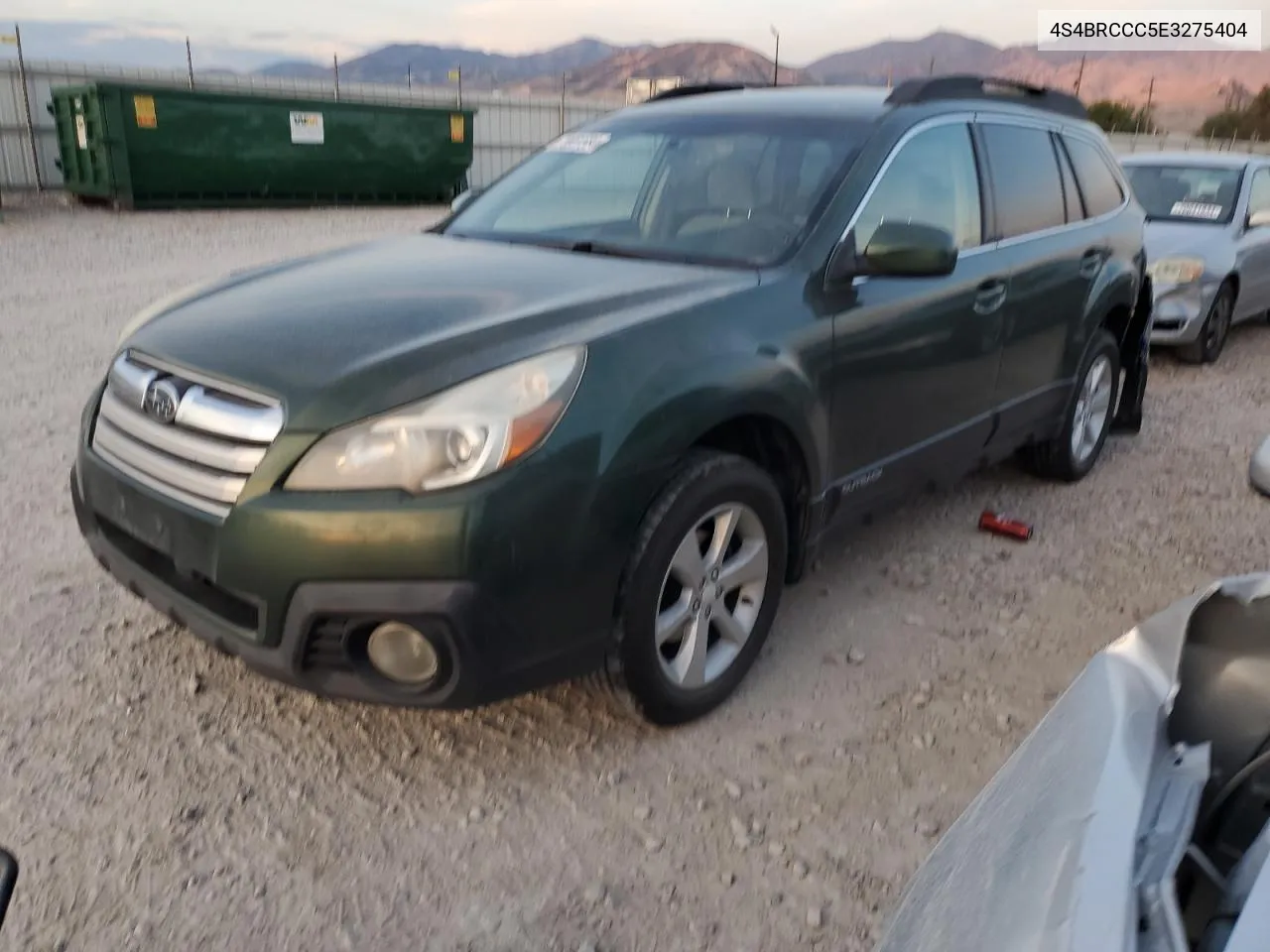 2014 Subaru Outback 2.5I Premium VIN: 4S4BRCCC5E3275404 Lot: 70001584