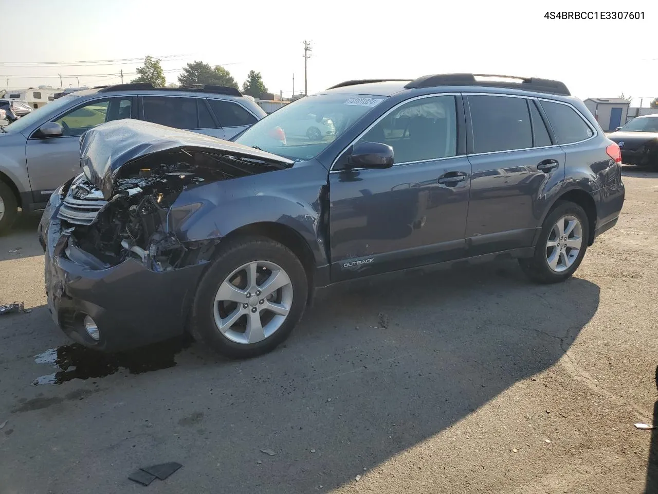 2014 Subaru Outback 2.5I Premium VIN: 4S4BRBCC1E3307601 Lot: 70101824